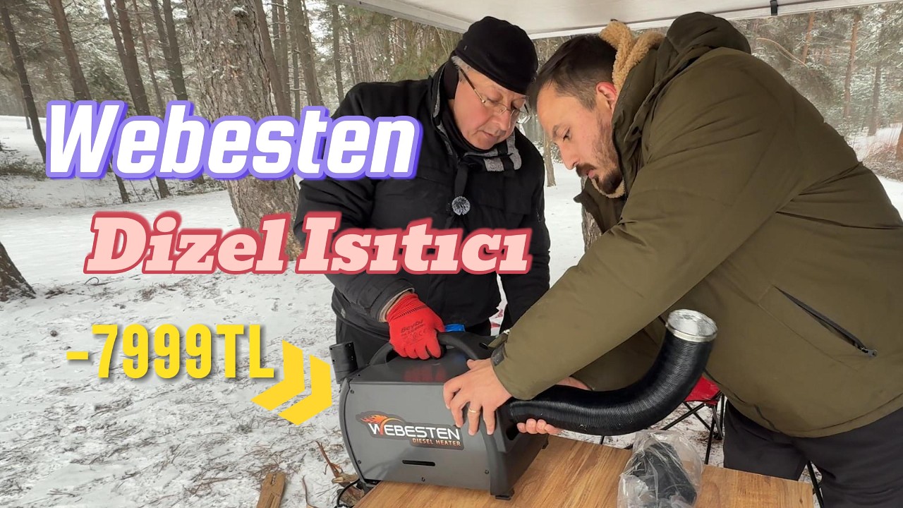 WEBESTEN Dizel Isıtıcı Montajı ve İlk Çalıştırma | Bluetoothlu Model Kurulum ve Test
