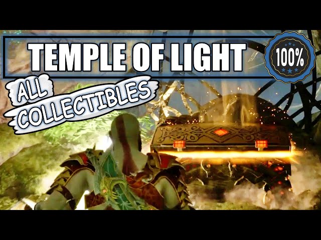 All Collectibles in Temple of Light - Collectibles - Alfheim, God of War:  Ragnarok