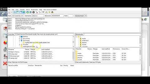 Centova Cast FTP Filezilla
