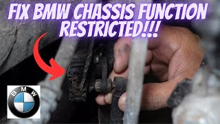 BMW chassis function restricted warning, How to prevent!!!