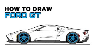 How To Draw A Ford GT