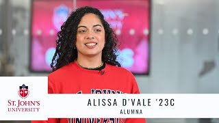 St. John's University Alumna, Alissa D'Vale '23C