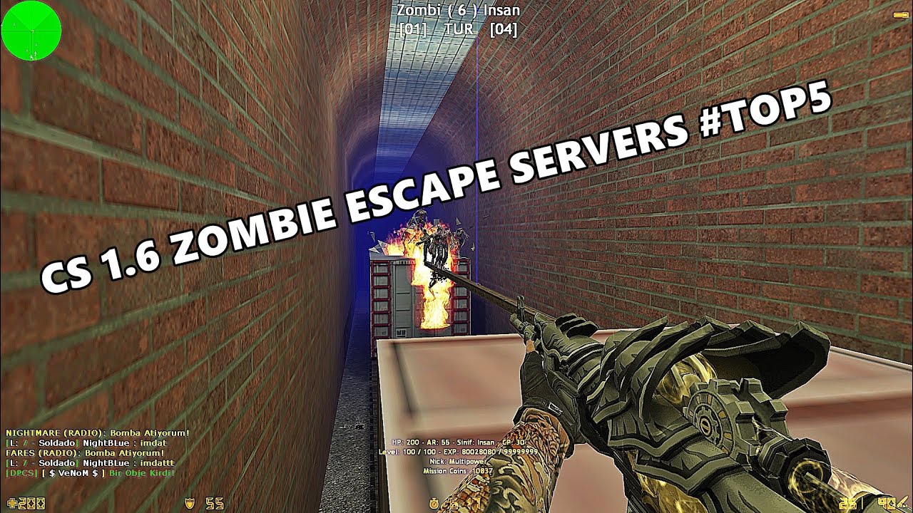 Interconnect Intimate shocking Counter-Strike 1.6 TOP 5 Zombie Escape Servers 2021 - YouTube