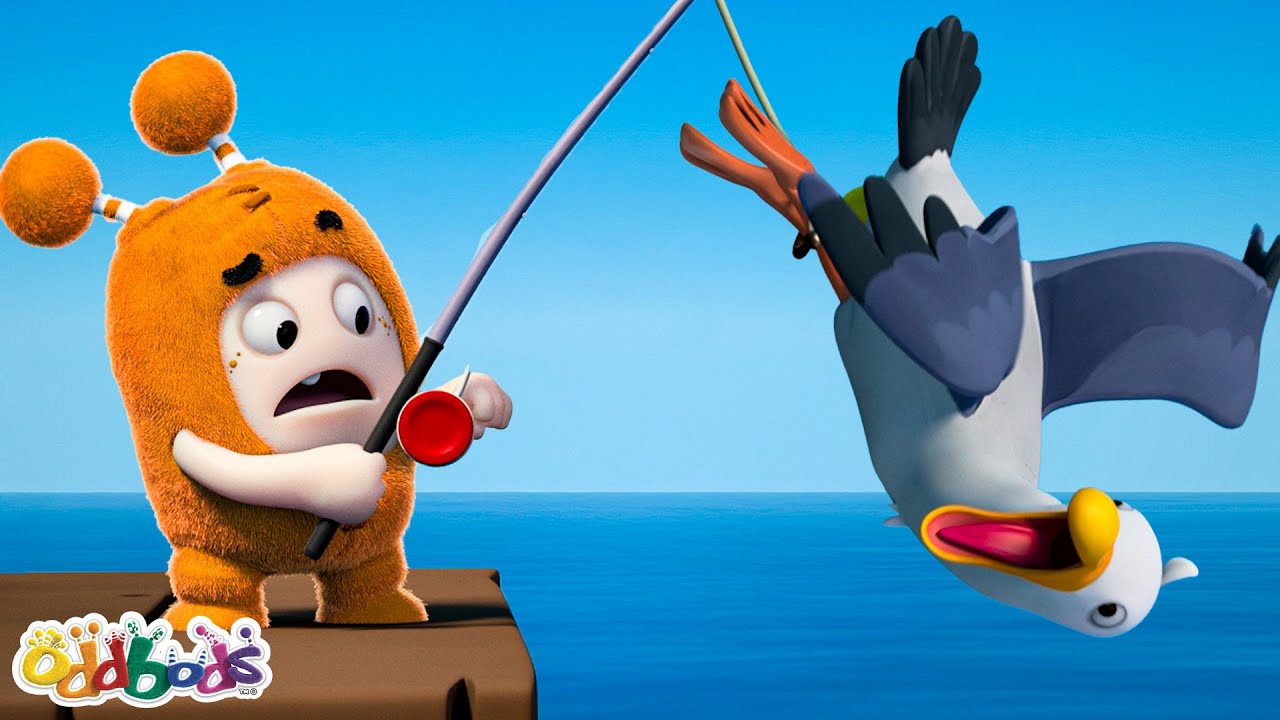 The Baby Fisherman! | Baby Oddbods | Funny Cartoons For Kids