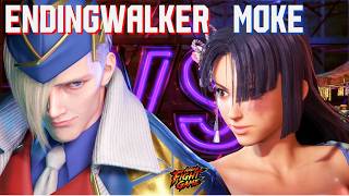 SF6 ▰ ENDINGWALKER vs MOKE ▰ High Level Battle