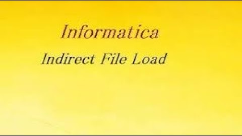Exercise 7: Indirect File Loading Flat File to Flat File With Time Stamp in Informatica