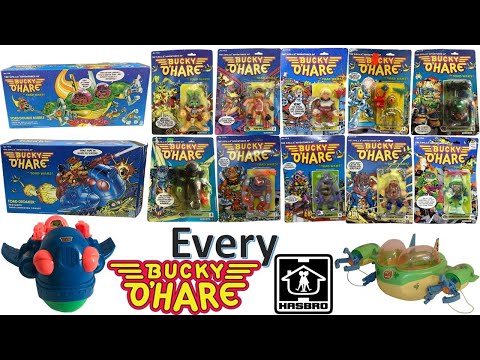 Every Hasbro Bucky O Hare Action Figure Comparison List