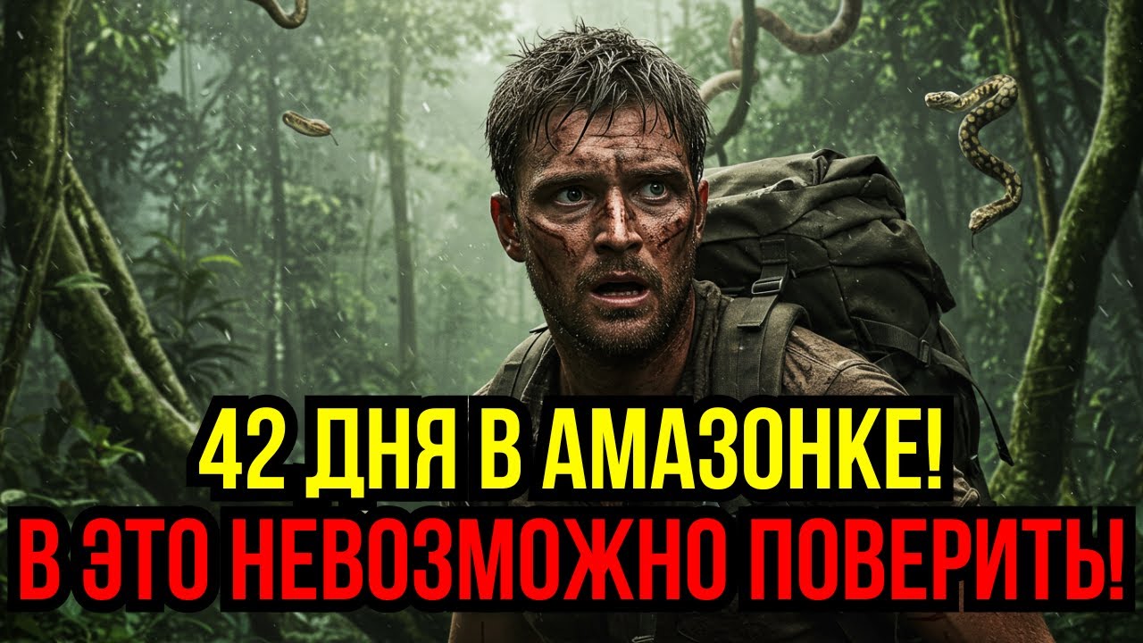 В АМАЗОНКЕ ЗАСТРЯЛ 34-ЛЕТНИЙ БИОЛОГ: 189 ДНЕЙ НА ГРАНИ СМЕРТИ