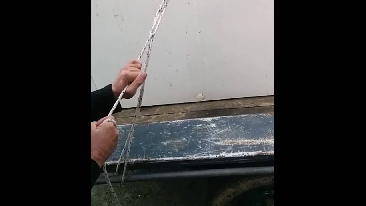 Dad's clever way to tie down with rope YouTube
