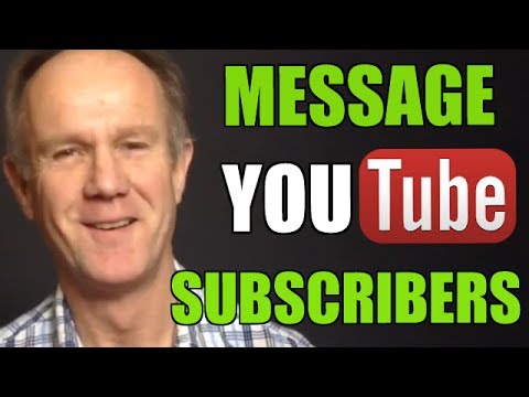 Video: How To Send A Message To A Subscriber