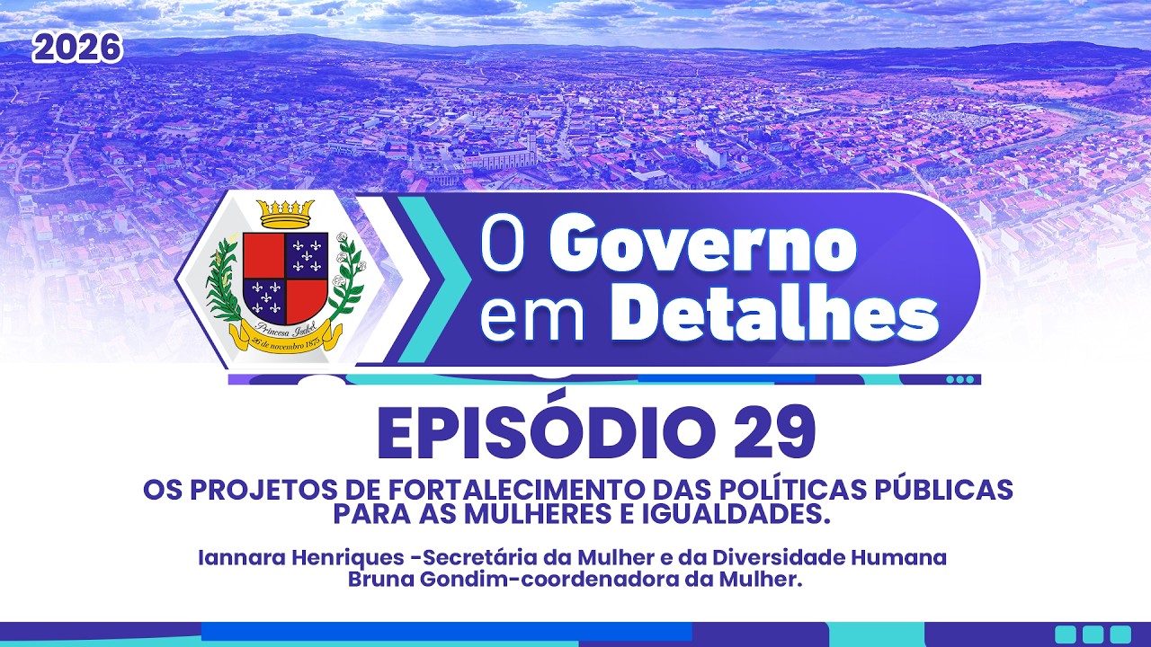 Episódio 29 - Os projetos de fortalecimento das políticas públicas para as mulheres e igualdades.