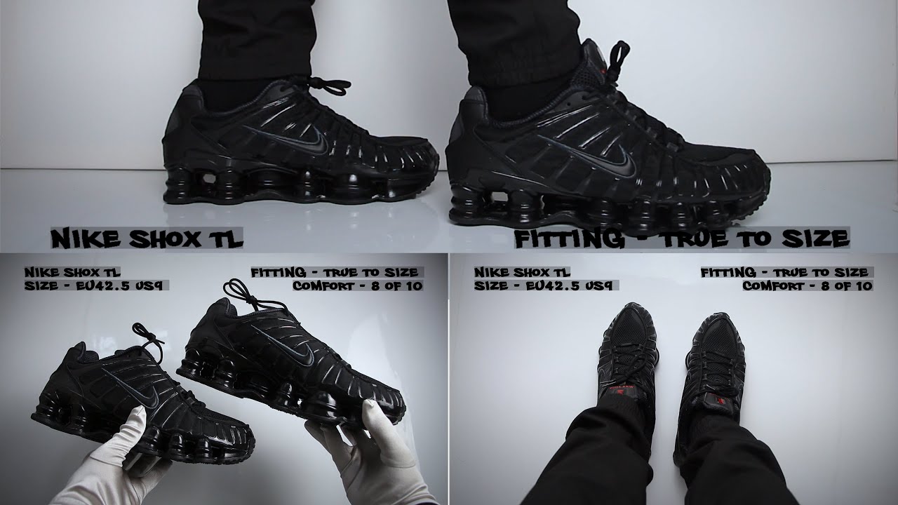 Nike Shox TL Black (review) - Unboxing 