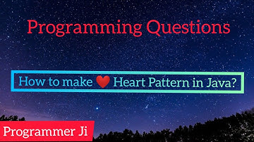 How to make ❤️ Heart pattern in Java.    #ProgrammerJi