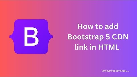 How to add Bootstrap 5 CDN link in HTML | How to use Bootstrap 5 🚀 | UI/UX Design Frontend