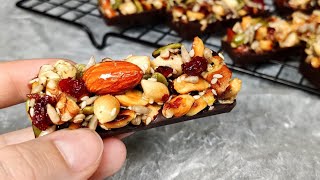 No added sugar! A quick dessert without baking, sugar and gluten in 5 minutes!