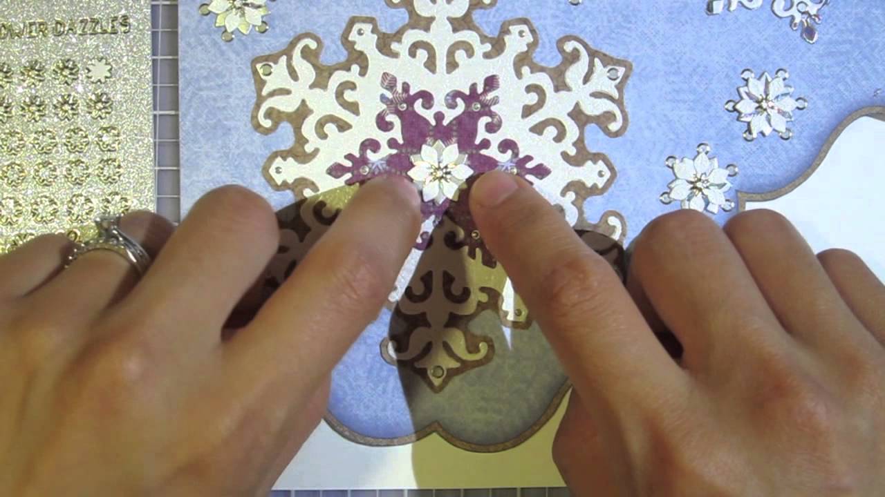 Snowflakes Cutting Dies paper mache