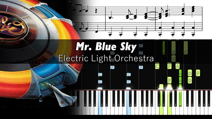 Mr. Blue Sky Piano version - Piano performance video thumbnail