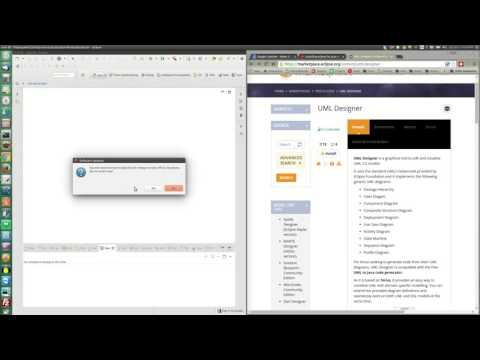 Installing the UML Designer in Eclipse