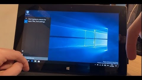 Installing Windows 10 ARM on Surface RT 1 (+ First Impresions)