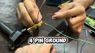 Ignation coil an spark plug testing on bench toyota car