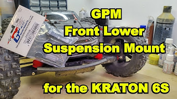 GPM Front Lower Suspension Mounts for the ARRMA KRATON EXB