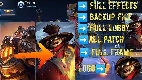 FRANCO SEASON SKIN INTO SPECIAL SKIN SCRIPT WITH BACKUP FILE BRODY PATCH