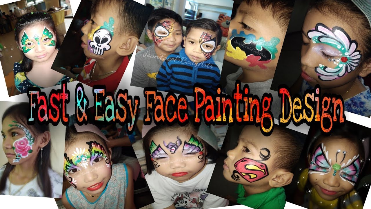 FAST AND EASY FACE PAINTING DESIGN YouTube Maxresdefault