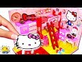 リカちゃん【手作りキティルーム❤︎】メルちゃんと部屋工作♩(#たまごmammy)可愛いハローキティリーメントでミニチュアDIY♩Hello Kitty miniature Doll house