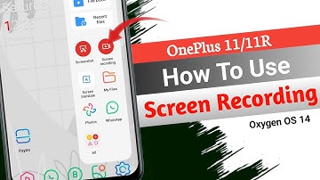 Oneplus 11: How To Record Screen| Oneplus 11 Tips And Tricks