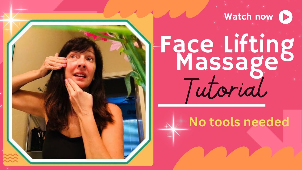 Lymphatic drainage face Lift MASSAGE WITH HANDS #lymphaticdrainagemassage