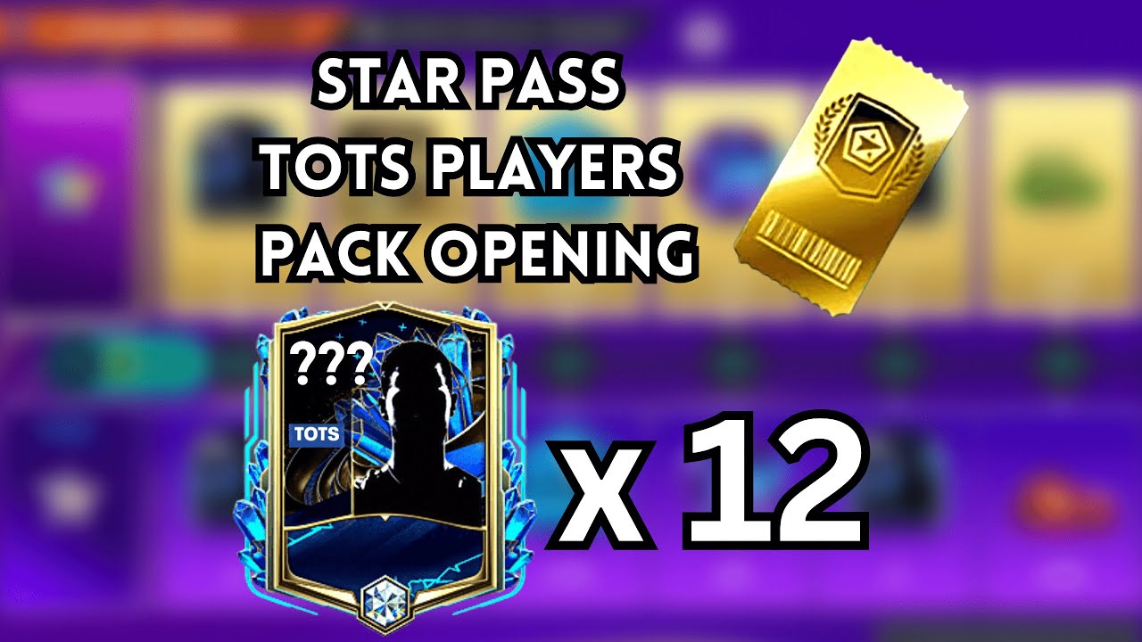 I OPENED 12 TOTS PLAYERS PACK FROM STAR PASS IN FIFA MOBILE 23 & U WONT