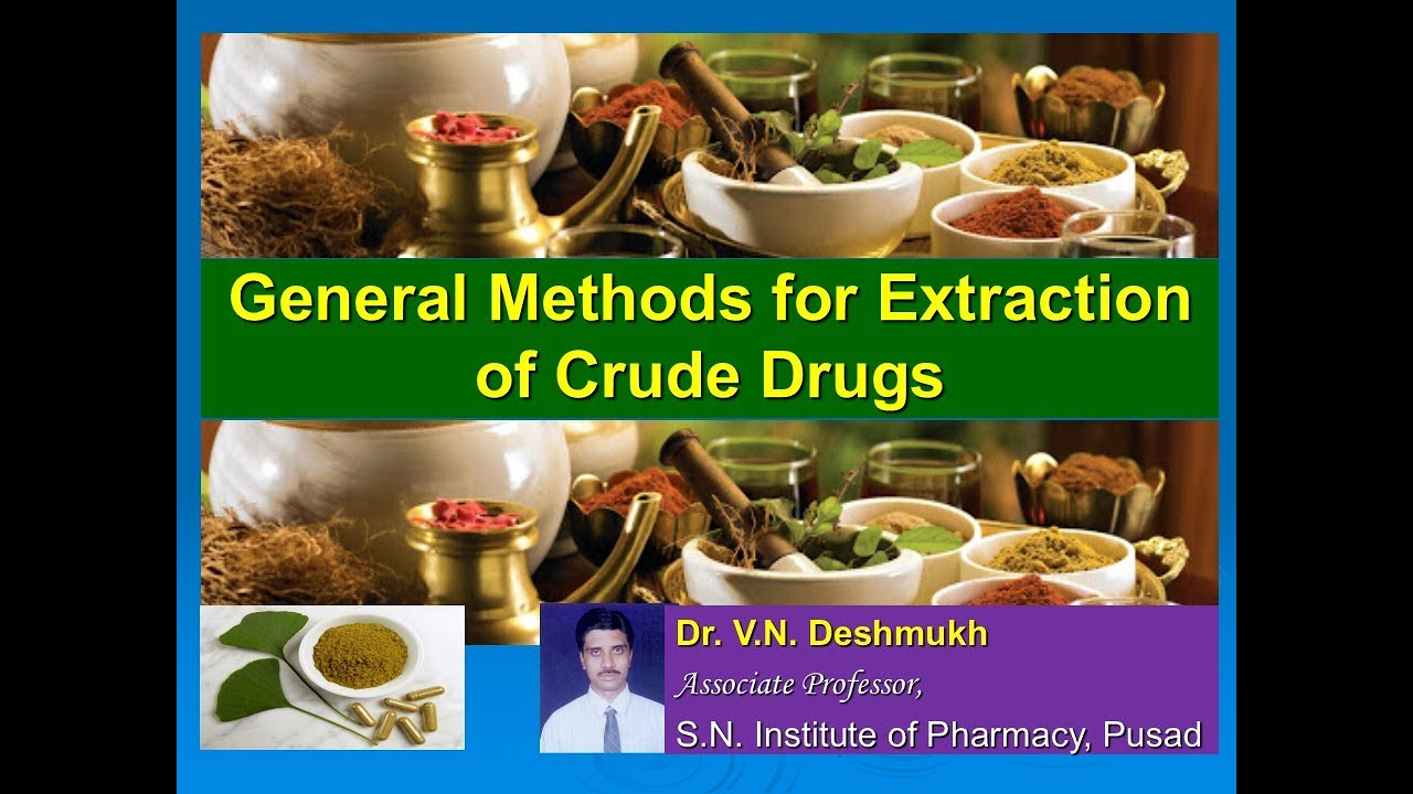 Extraction of Crude Drugs YouTube