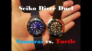 SEIKO Diver Duel - Samurai vs Turtle (which one is for you?) - YouTube