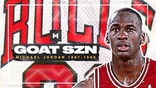 24 Year Old Michael Jordan Was GODLIKE! 1987-88 MVP Highlights | GOAT SZN screenshot 5