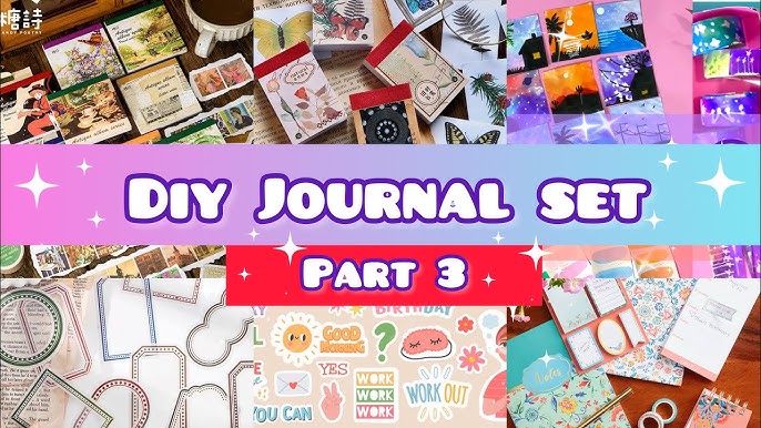 DIY JOURNAL SET /How to Make Journal Set at Home /DIY Journal kit / DIY  Journal Stationary 