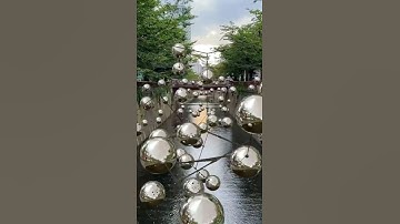 Master of Reflectivity Chooses Steel Mesh  #publicart