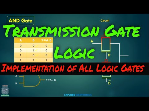 Transmission Gate logic | Implement Logic Gates using Transmission Gates | Digital Electronics