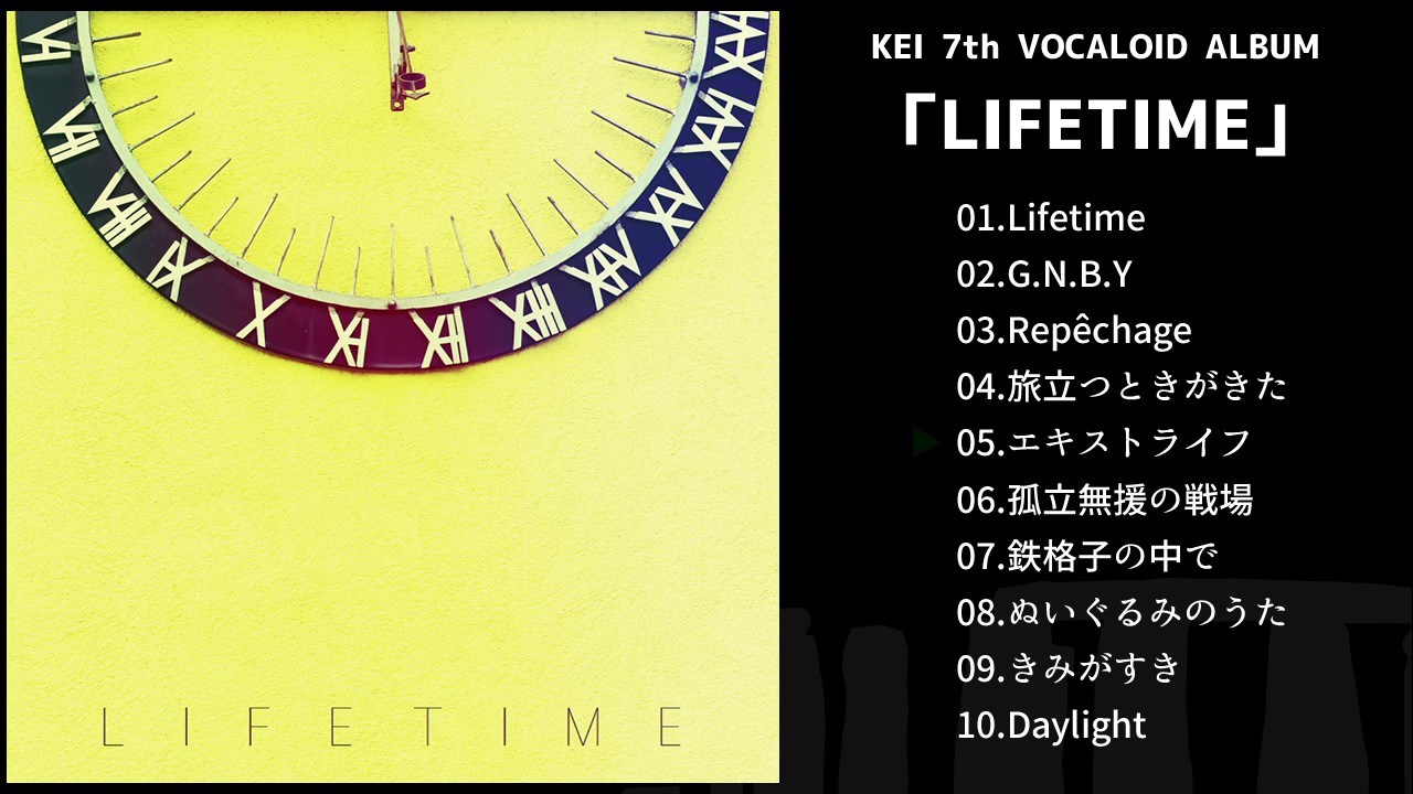 XFD】「LIFETIME」 - KEI【ボーマス37新譜】 - YouTube