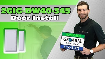 2GIG-DW40-345: Go!Control Installation Front Door