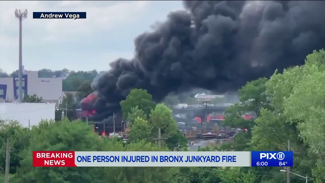 the bronx pronunciation One person injured in Bronx junkyard fire