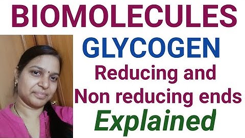 Biomolecules// Glycogen//Reducing and non reducing ends