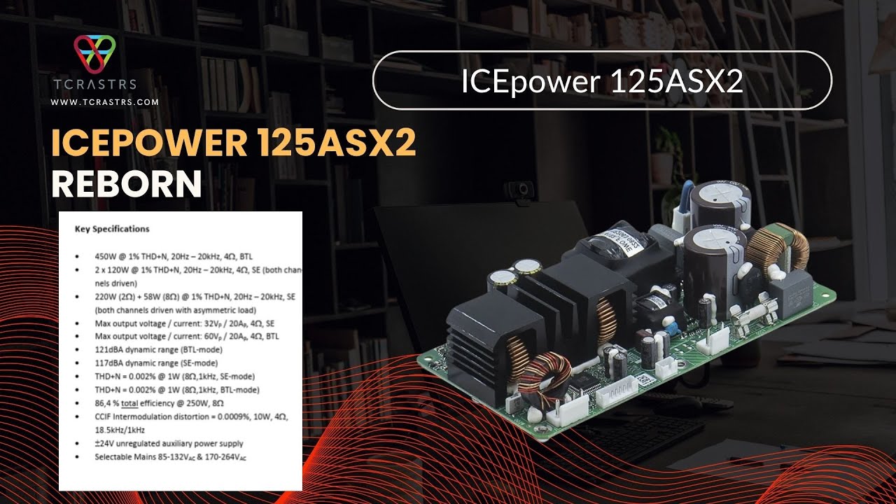 Tcr1200 Diy PRO | Class D Power Amplifier