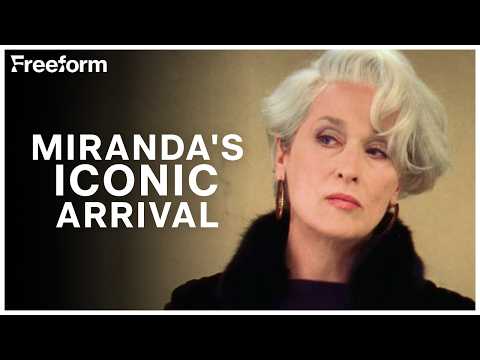 Miranda Priestly Arrives at the Runway Magazine Office | The Devil Wears Prada | Freeform