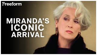 Miranda Priestly Arrives at the Runway Magazine Office | The Devil Wears Prada | Freeform