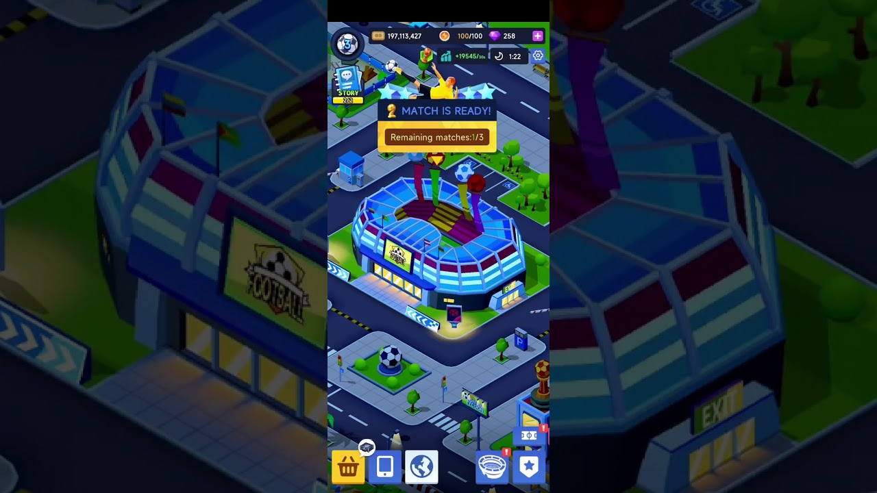 Idle Office Tycoon | Stadium rank up