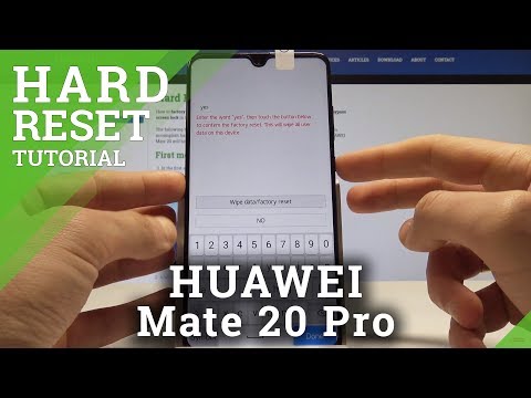 How to Bypass Screen Lock HUAWEI Mate 20 - Hard Reset / Wipe Data