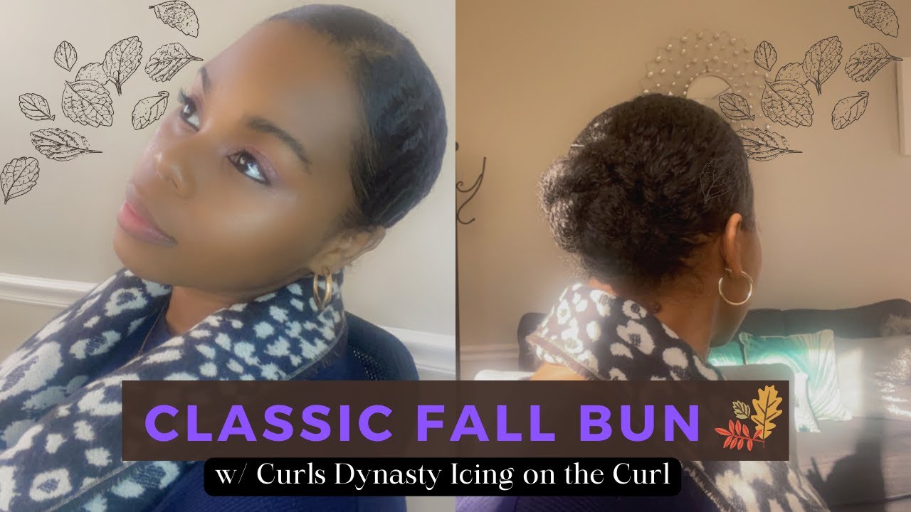 IS IT THAT SIMPLE?!!?!| CLASSIC FALL BUN WITH CURLS DYNASTY ICING ON THE CURL 