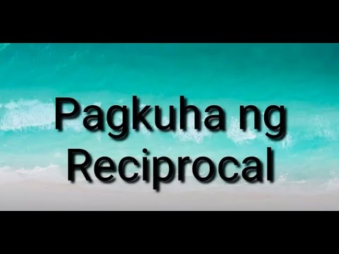 Video: Ano ang tatlong anyo ng reciprocity?