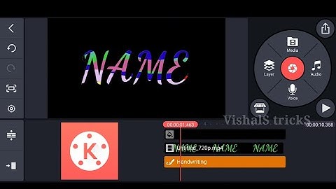 How to make a cool Text Animation in kine master/Tutorial
