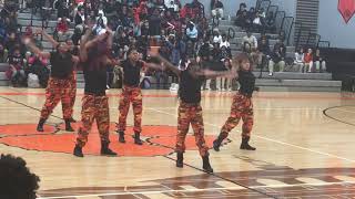 High School Pep Rally Withrow Dynasty Dance Team